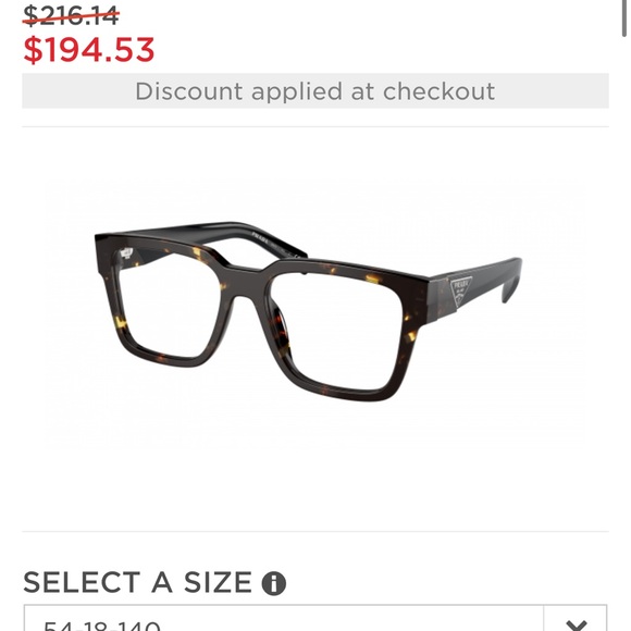 Prada Eyeglasses Prada PR 08ZV - Picture 12 of 13